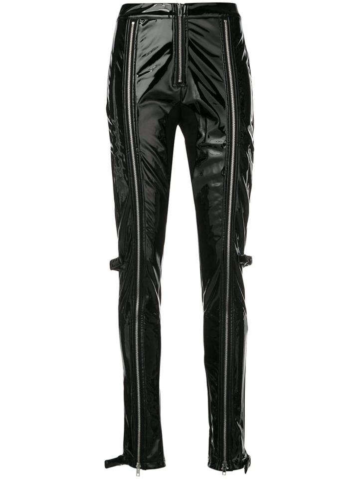 Danielle Guizio Front Zipped Trousers - Black