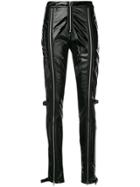 Danielle Guizio Front Zipped Trousers - Black