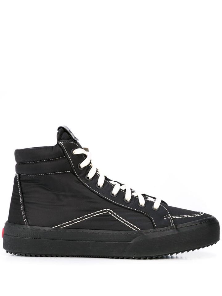 Rhude V1 Hi-top Sneakers - Black