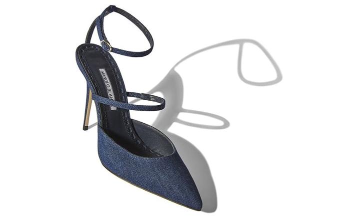 Manolo Blahnik Sea Salts Denim
