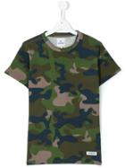 Les (art)ists Kids Teen Kanye Camouflage T-shirt - Green