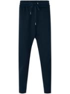 Helmut Lang Ribbed Cuffs Track Pants, Men's, Size: L, Blue, Modal/micromodal
