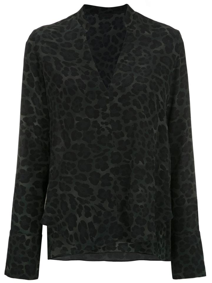 Osklen Printed Silk Blouse - Green