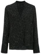 Osklen Printed Silk Blouse - Green