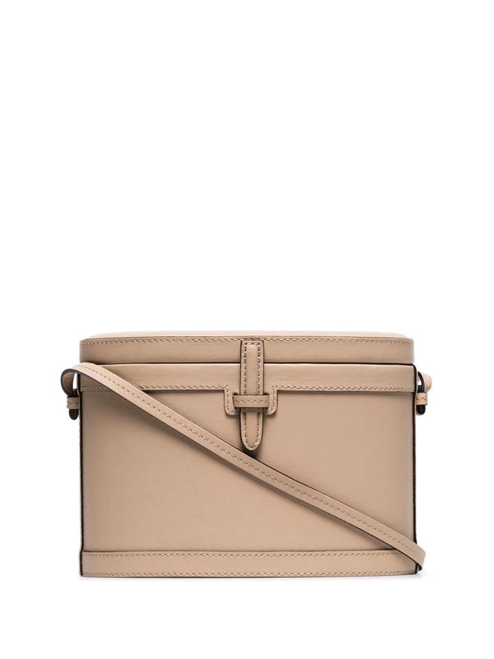 Hunting Season Leather Trunk Bag - Neutrals