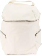 Guidi Zipped Backpack - White