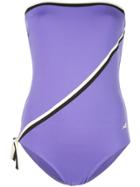 Morgan Lane Kelly Bandeau Swimsuit - Purple