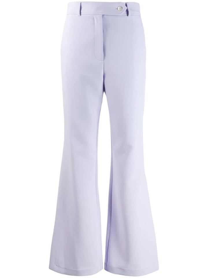 A.w.a.k.e. Mode Side Slit Trousers - Purple