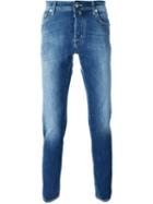Jacob Cohen Classic Jeans, Men's, Size: 34, Blue, Cotton/polyester/spandex/elastane
