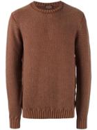 Tod's Marled Effect Jumper, Men's, Size: Medium, Nude/neutrals, Merino