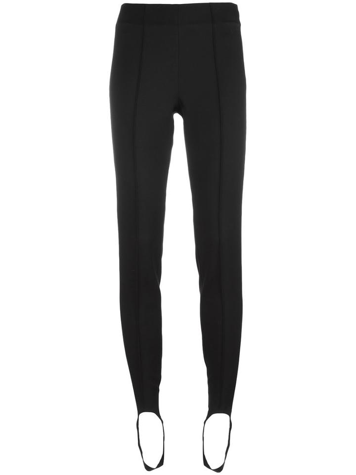 Ermanno Scervino Stirrup Leggins, Size: 42, Black, Viscose