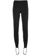 Ermanno Scervino Stirrup Leggins, Size: 42, Black, Viscose