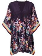 Holland Street Floral Printed Cover-up - Pink & Purple