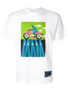 Prada Motorbike Print T-shirt - White