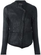 Tony Cohen 'undine' Jacket, Women's, Size: 34, Black, Lamb Skin/polyester/spandex/elastane