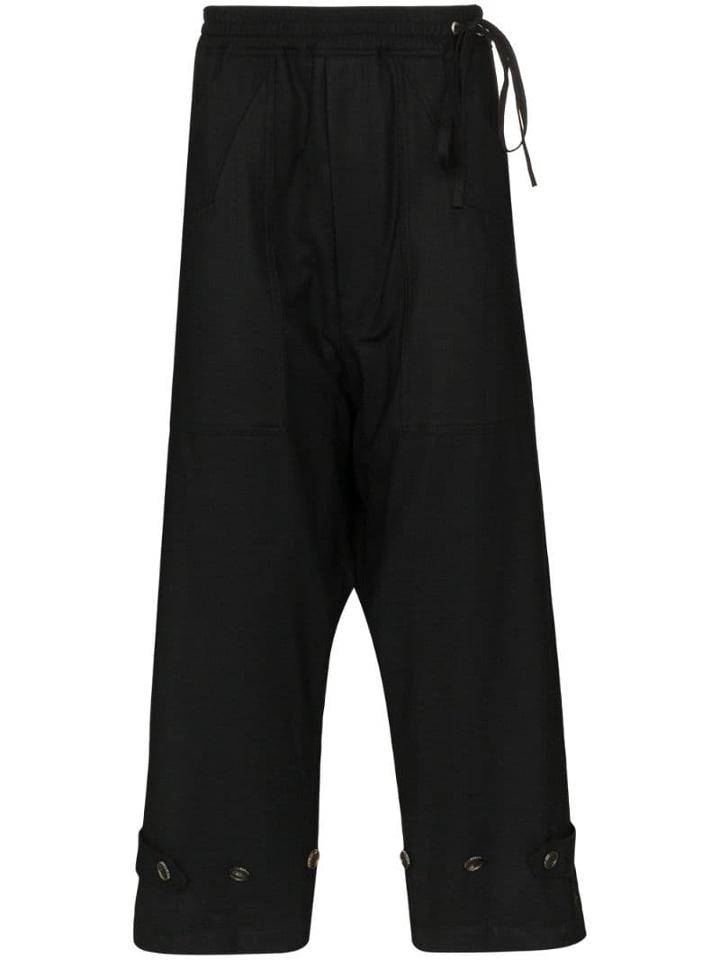 Bed J.w. Ford Deck Button Detail Track Pants - Black