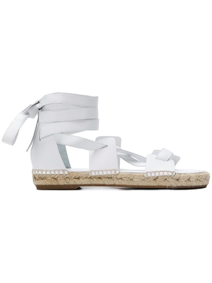 Ports 1961 Tie Around Espdrille Sandals - White