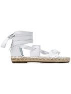 Ports 1961 Tie Around Espdrille Sandals - White