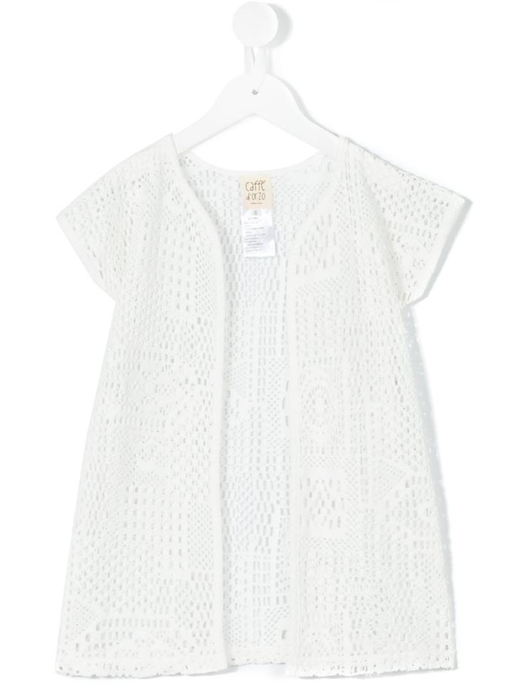 Caffe' D'orzo - Norma Open Top - Kids - Cotton/polyamide - 6 Yrs, Girl's, White