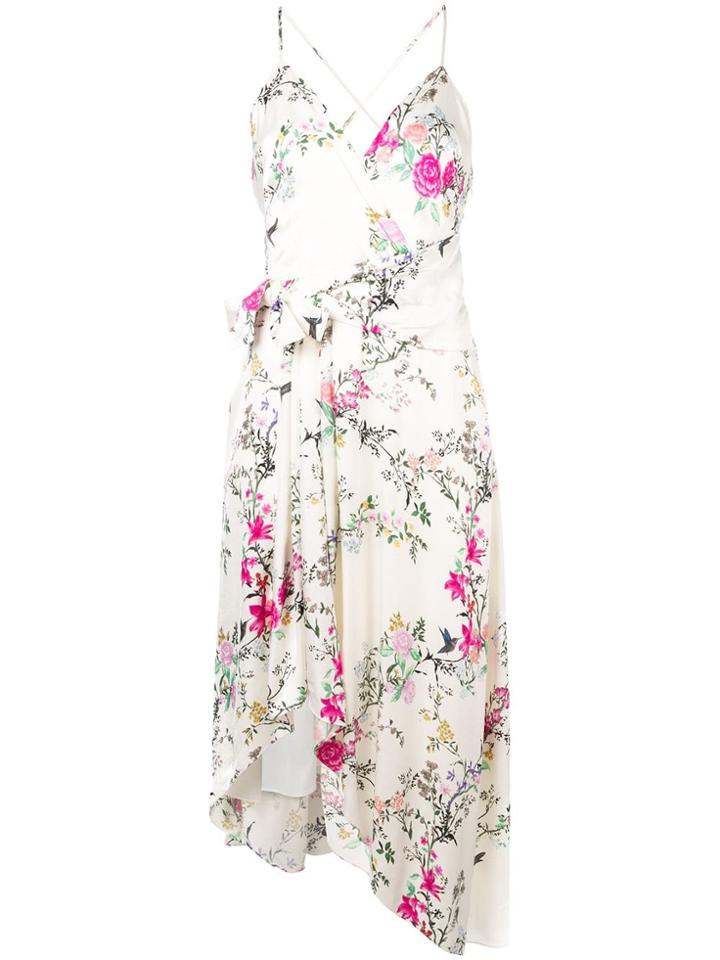 Equipment Estille Floral Print Dress - White