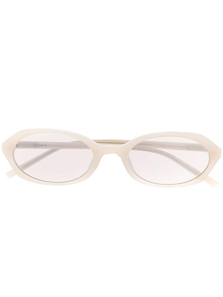 Dkny Oval Sungalsses - Neutrals