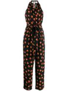 Diane Von Furstenberg Knot Detail Jumpsuit - Black