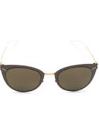Mykita 'priscilla' Sunglasses, Women's, Grey, Rubber/stainless Steel