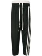 Nahmias Silk Cropped Track Pants - Black
