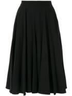 Shanghai Tang A-line Mid-length Culottes - Black