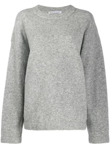 T By Alexander Wang Crew-neck Sweater - Grey
