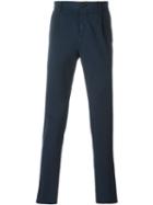 Brunello Cucinelli Classic Chinos, Men's, Size: 54, Blue, Cotton/spandex/elastane