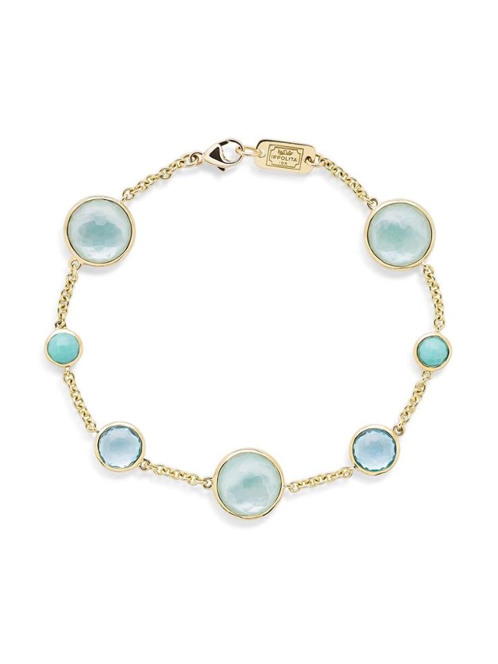Ippolita 18kt Yellow Gold Lollipop 7 Stone Bracelet