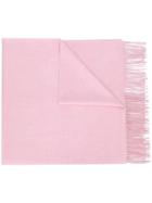 N.peal Woven Shawl Scarf - Pink