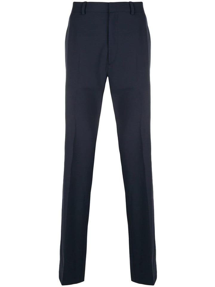 Theory Plain Tailored Trousers - Blue