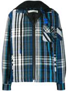 Off-white Padded Flannel Overshirt - Blue