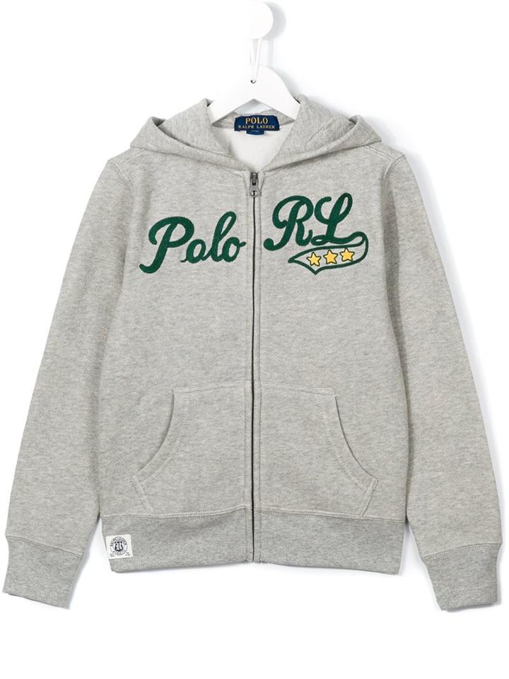 Ralph Lauren Kids Zipped Hoodie, Boy's, Size: 12 Yrs, Grey