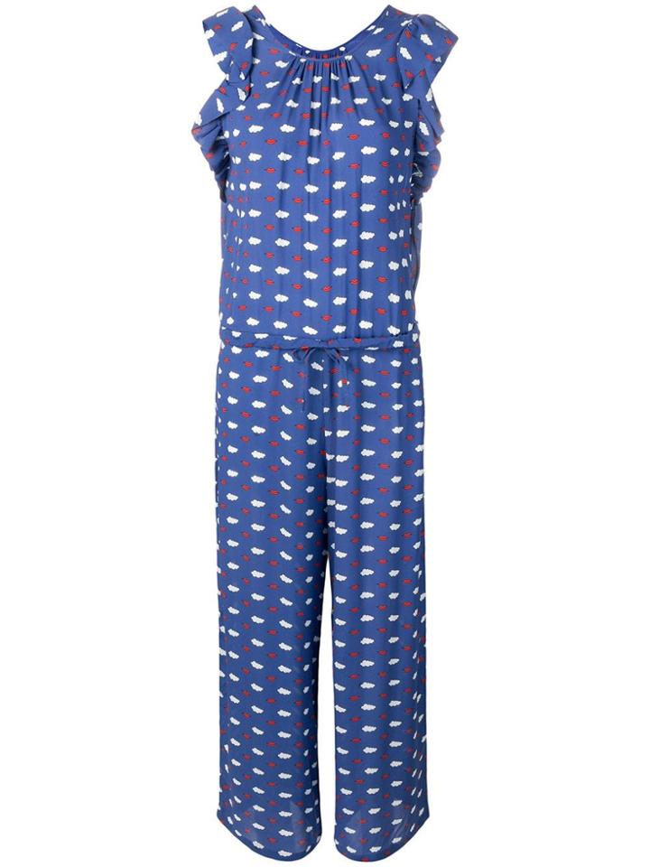 Vivetta Clouds & Lips Jumpsuit - Blue