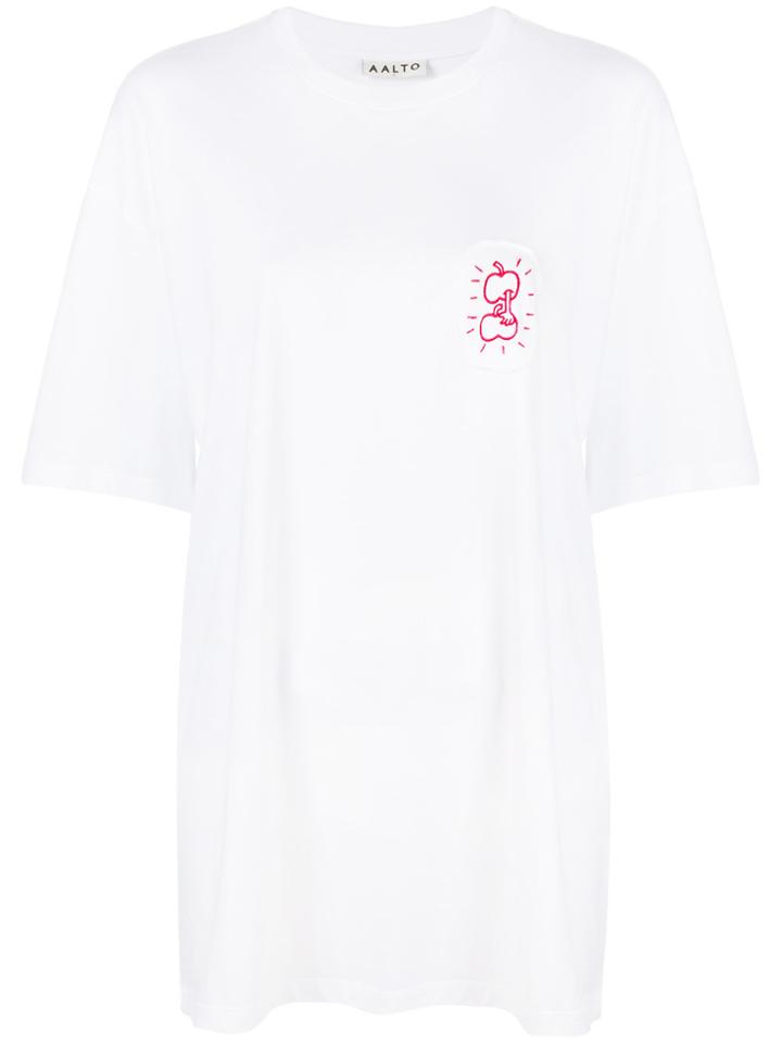 Aalto Oversized Back Print T-shirt - White