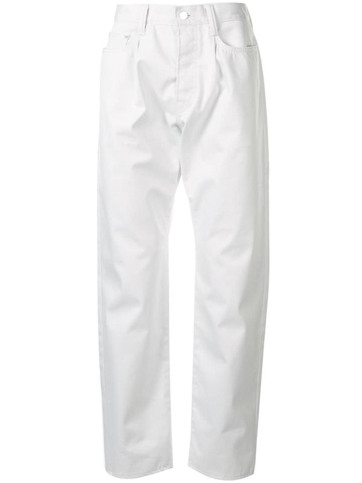 Fumito Ganryu Straight-leg Trousers - White