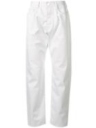 Fumito Ganryu Straight-leg Trousers - White