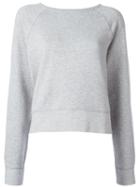 Rag & Bone /jean Boat Neck Sweatshirt, Women's, Size: Small, Grey, Cotton/spandex/elastane