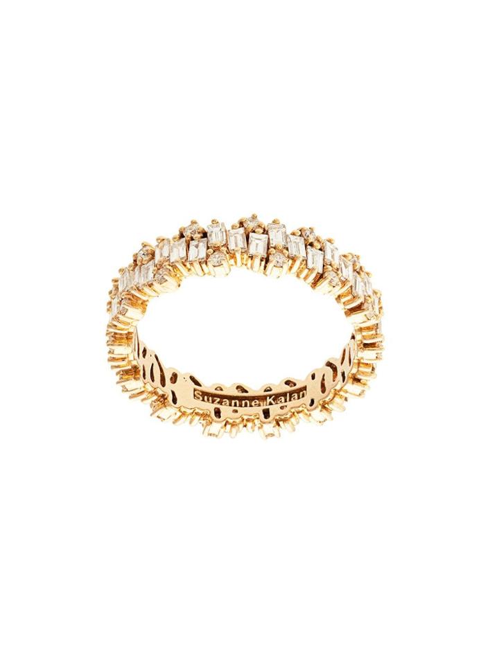 Suzanne Kalan 18kt Rose Gold Fireworks Diamond Eternity Band
