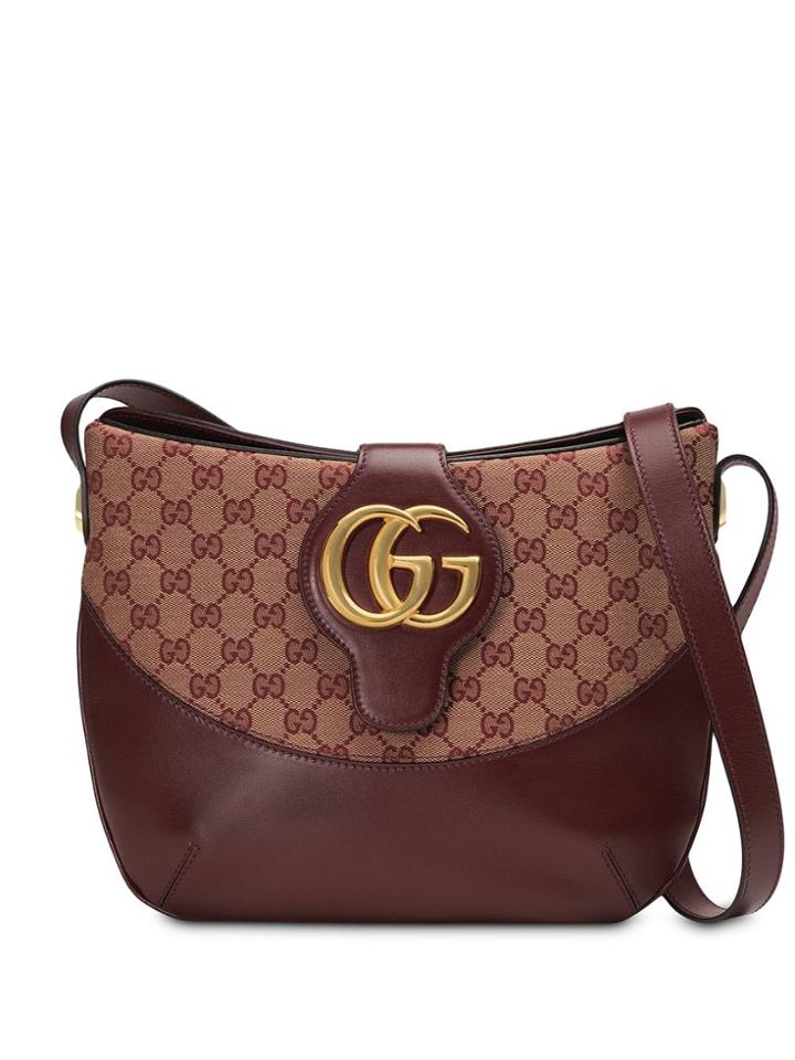 Gucci Arli Gg Medium Shoulder Bag - Red