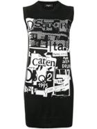 Dsquared2 Logo Print T-shirt Dress - Black