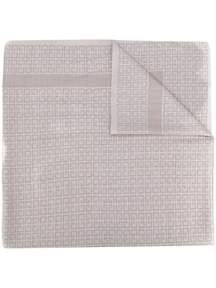 Givenchy Repeat Logo Scarf - Neutrals