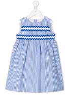 Amaia Striped Shift Dress, Girl's, Size: 6 Yrs, Blue
