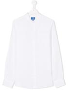 Fay Kids Teen Mandarin Collar Shirt - White