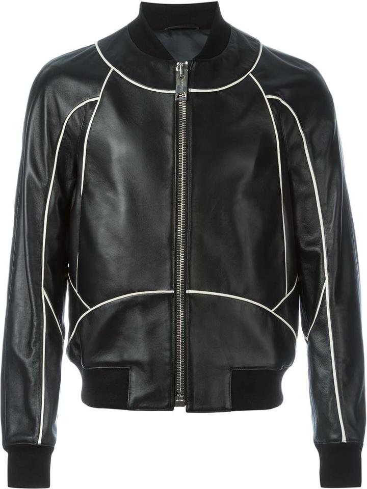 Les Hommes Contrast Piped Seam Jacket