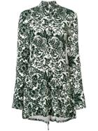 Rosie Assoulin Paisley Printed Mini Dress - Green