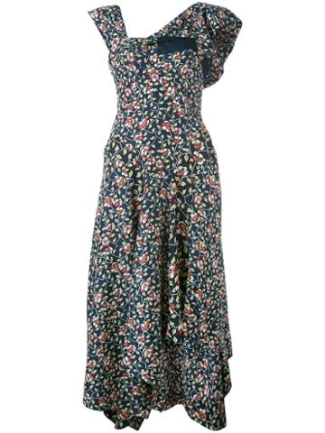 Isabel Marant - 'rocky' Dress - Women - Cotton - 36, Blue, Cotton